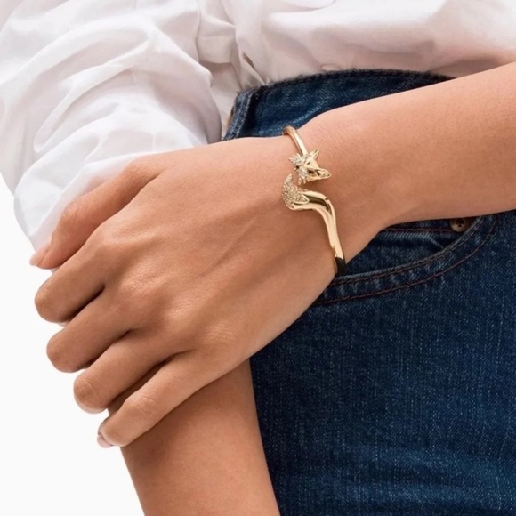 KATE SPADE • So Foxy Open Hinge Cuff Bracelet - Picture 4 of 5